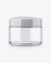 Clear Cosmetic Jar Mockup Clear Cosmetic Jar Mockup