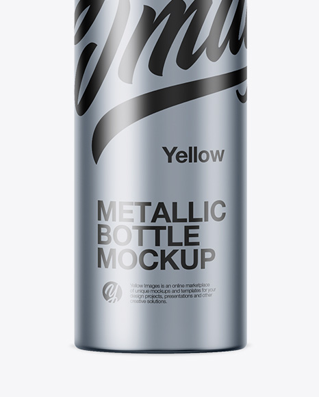 Matte Metallic Sprayer Bottle Mockup