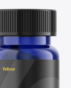 Blue Pills Bottle Mockup - Front View Blue Pills Bottle Mockup - Front View