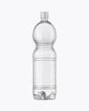 1.5L Clear Plastic Water Bottle Mockup