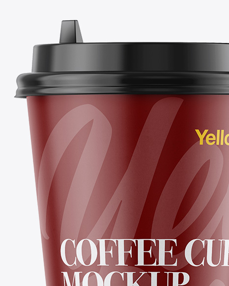 Coffee Cup Mockup - Front View