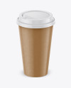 Paper Coffee Cup Mockup - Front View (High-Angle Shot) Paper Coffee Cup Mockup - Front View (High-Angle Shot)
