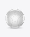 Glossy Soccer Ball Mockup