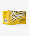 Paper Box Mockup - Half Side View