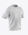 Men's T-shirt Mockup - Half Side View