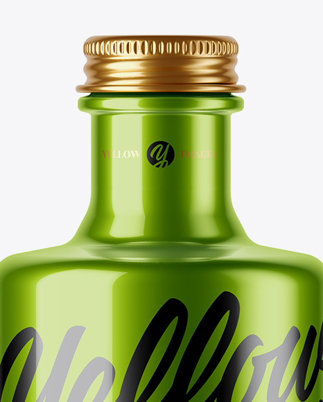 Metallic Bottle Mockup