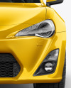 Toyota GT86 Mockup - Front View