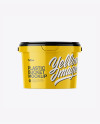 Glossy Plastic Bucket Mockup