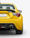 Toyota GT86 Mockup - Back View