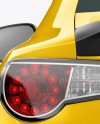 Toyota GT86 Mockup - Back View