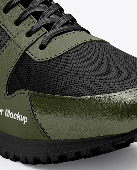 Sneaker Mockup - Half Side View