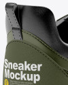 Sneaker Mockup - Back Half Side View