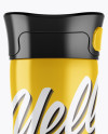 1L Glossy Thermos Mockup