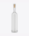 Clear Glass Grappa Bottle Mockup