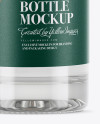 Clear Glass Grappa Bottle Mockup