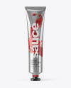 Metallic Sauce Tube Mockup