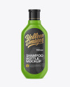 400 ml Glossy Shampoo Bottle Mockup