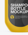 400ml Matte Shampoo Bottle Mockup