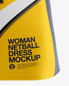 Netball Dress HQ Mockup - Front View