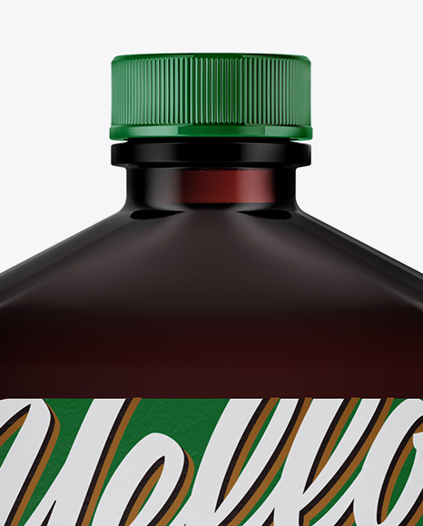 Amber Bottle Mockup Amber Bottle Mockup