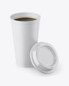 Opened Coffee Cup Mockup