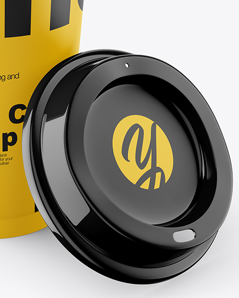 Opened Coffee Cup Mockup