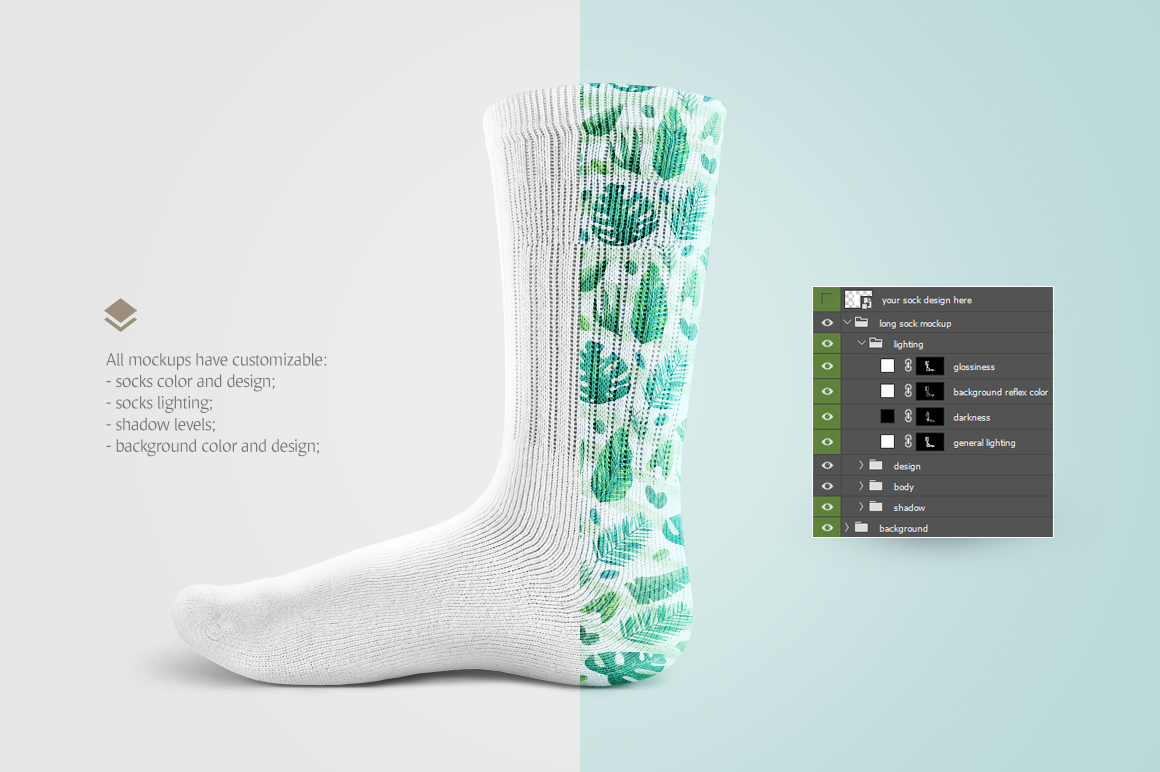 Socks Mockup Socks Mockup