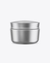 50ml Matte Metallic Cream Jar Mockup
