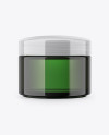 Green Cosmetic Jar Mockup Green Cosmetic Jar Mockup