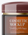 Amber Cosmetic Jar Mockup Amber Cosmetic Jar Mockup