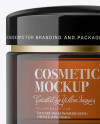 Amber Cosmetic Jar Mockup Amber Cosmetic Jar Mockup