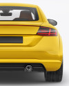 Audi TT Mockup - Back View