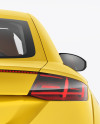 Audi TT Mockup - Back View