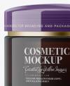 Dark Amber Cosmetic Jar Mockup Dark Amber Cosmetic Jar Mockup