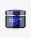 Blue Cosmetic Jar Mockup Blue Cosmetic Jar Mockup