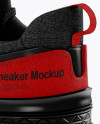 Sneaker Mockup - Back Half Side View