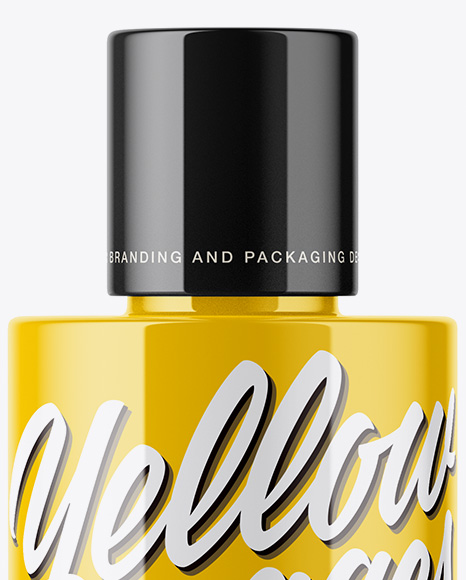 Glossy Plastic Bottle Mockup Glossy Plastic Bottle Mockup