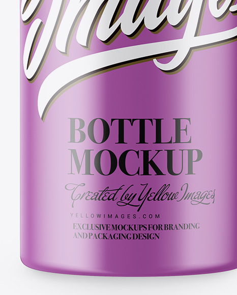 Matte Plastic Bottle Mockup Matte Plastic Bottle Mockup