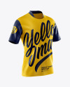 Men's T-shirt Mockup - Half Side View