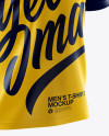 Men's T-shirt Mockup - Half Side View