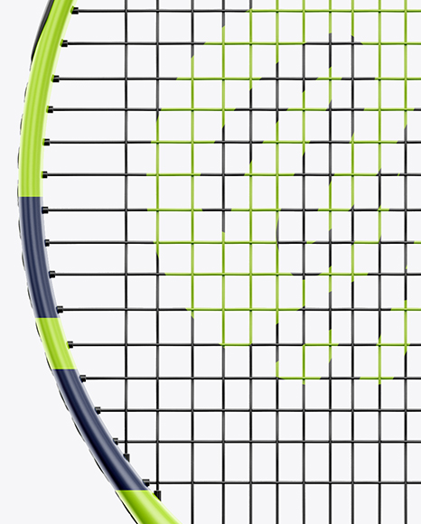 Tennis Racket Mockup - Front View