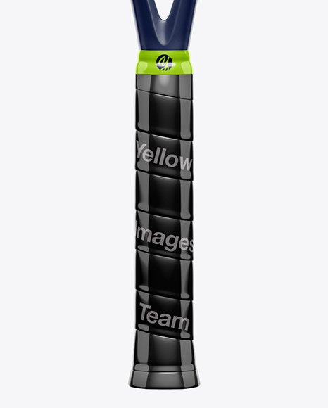 Tennis Racket Mockup - Front View