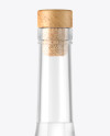 Vodka Bottle with Wooden Cap Mockup