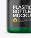 Matte Plastic Bottle Mockup