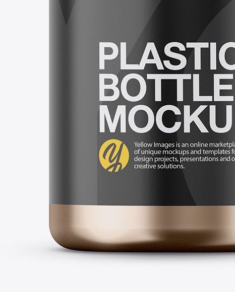 Metallic Bottle Mockup