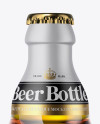 Clear Glass Beer Bottle Mockup