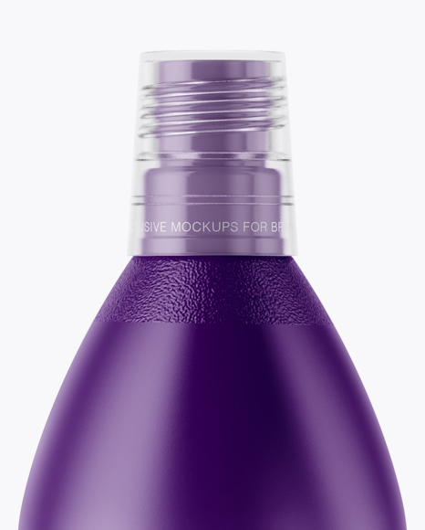 Matte Shampoo Bottle Mockup