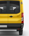 Passenger Van Mockup - Back View