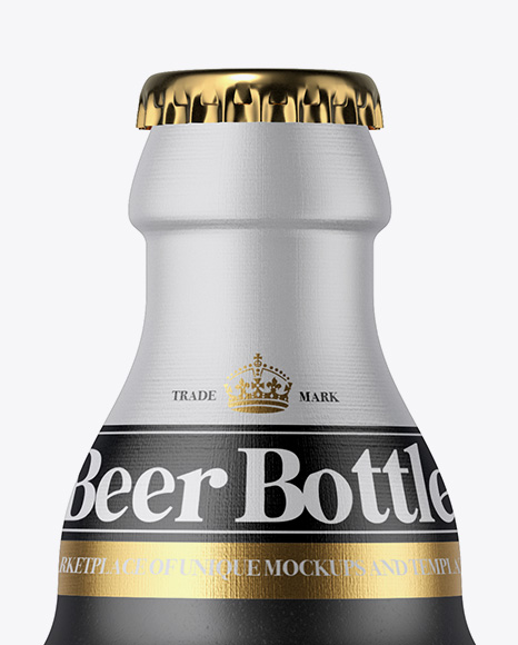 Ceramic Beer Bottle Mockup