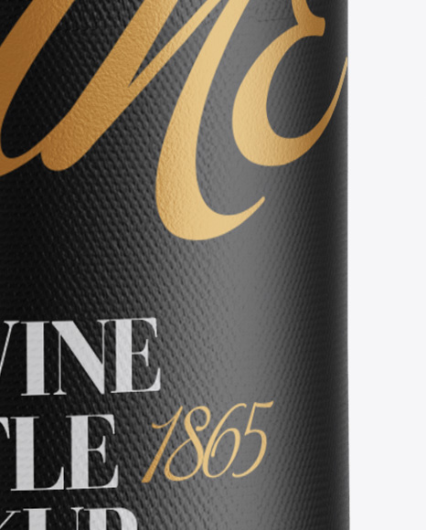 Antique Glass Bottle With White Wine Mockup